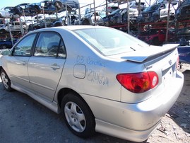 2003 Toyota Corolla S Silver 1.8L MT #Z24629